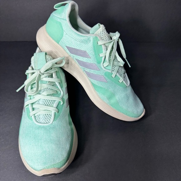 Adidas Women's Mint Green Sneakers size 8 pre owned Exellent conditions - Picture 2 of 6